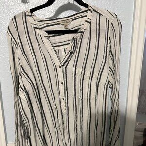 Lucky Brand Sriped Collared Shirt